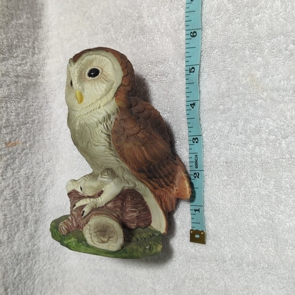 Wal-Mart Vintage Porcelain Bisque Owl Figurine - Picture 11 of 11